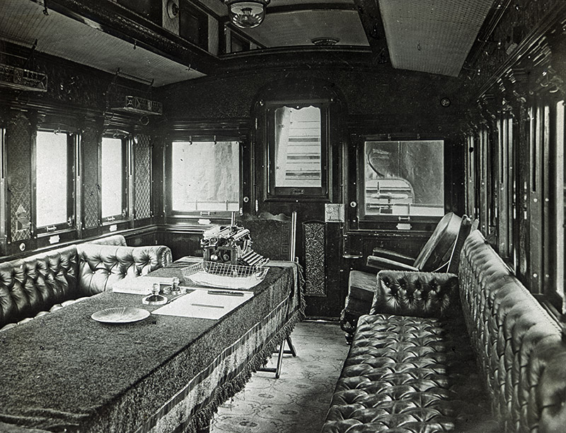 51 - (Unlabelled).jpg - 51 - (Unlabelled) The travelling car and office where lecturers and their staff travelled and worked.